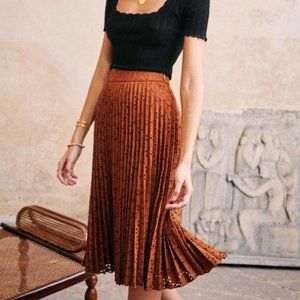 NWT Sezane Dino Skirt US 8 / FR 40